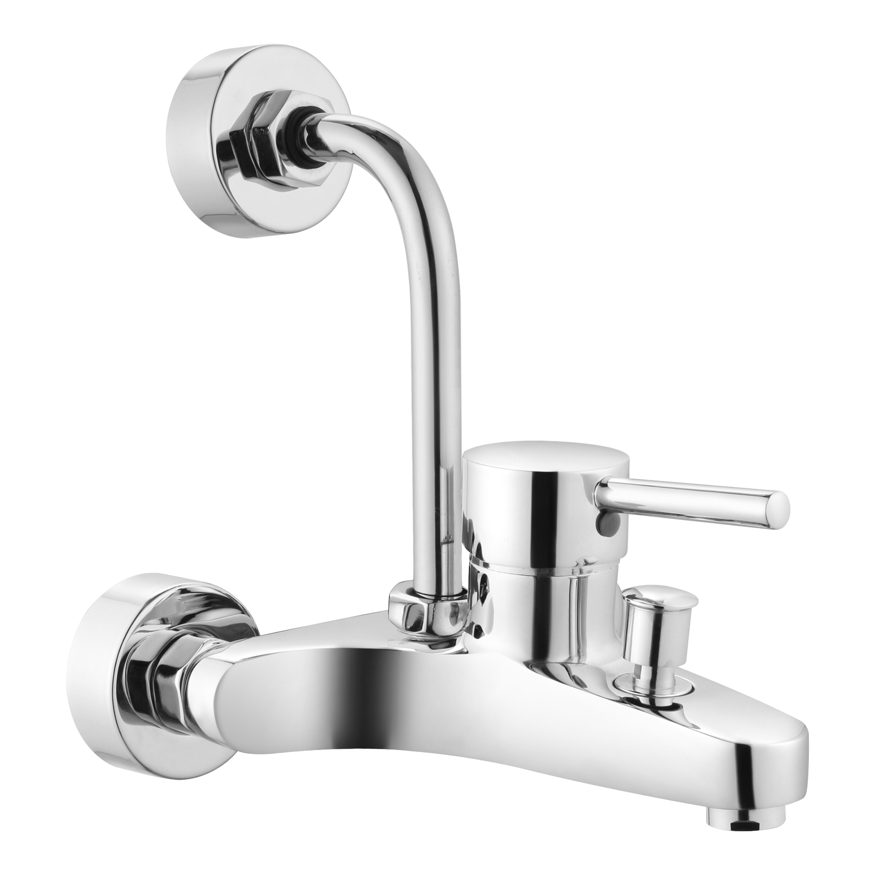 Single Lever Wall Mixer with Bend