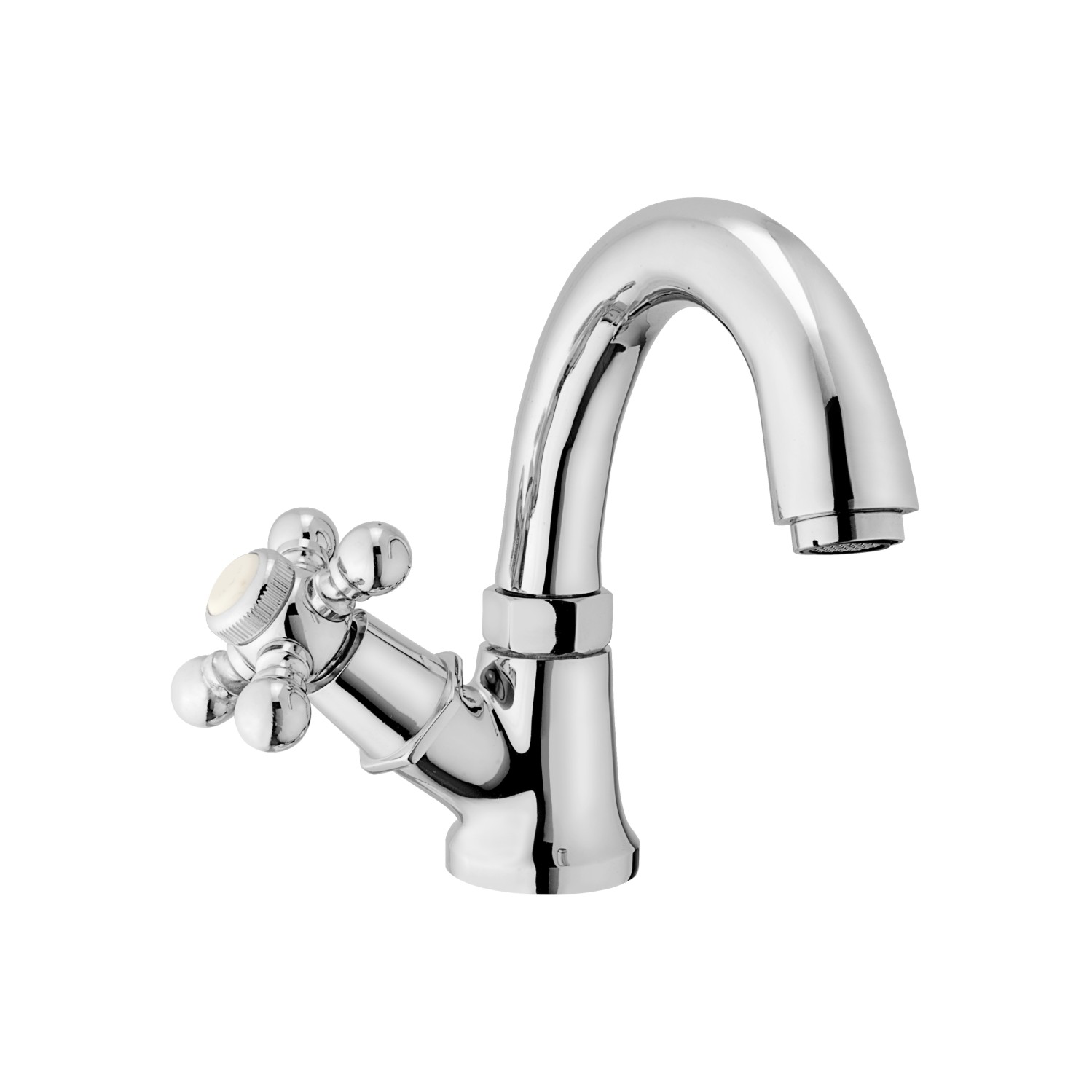 Roman Pillar Cock Swan Neck Swivel Spout